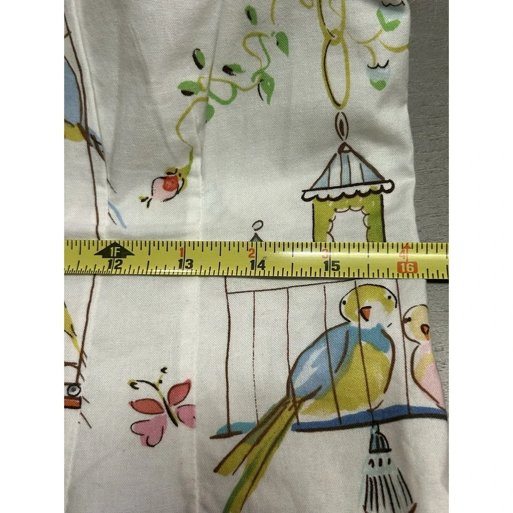 Vintage The Cat's Pajamas Short Set Button Front Birds Short Sleeve Rare - Picture 13 of 16